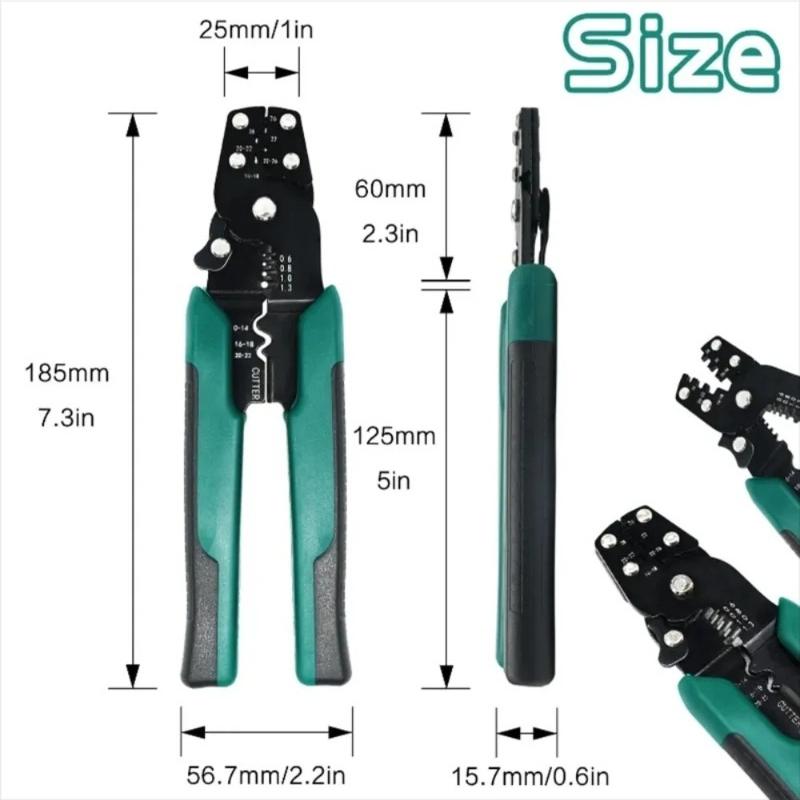 1pcs 4 in1 Multifunctional Crimping Terminal Pliers Wire Stripper Wire Cutter Terminal Pliers,Wiring Accessories Hand Tool