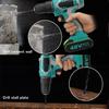 48V Dual Speed Brushless Cordless Electric Impact Drill Hammer Screwdriver LED Lighting