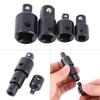 4pcs Socket Converter Set of Screwdriver Converters 1/2, 3/8, 1/4 Socket Adapters, Steel, Corrosion Resistant, Detention, Small