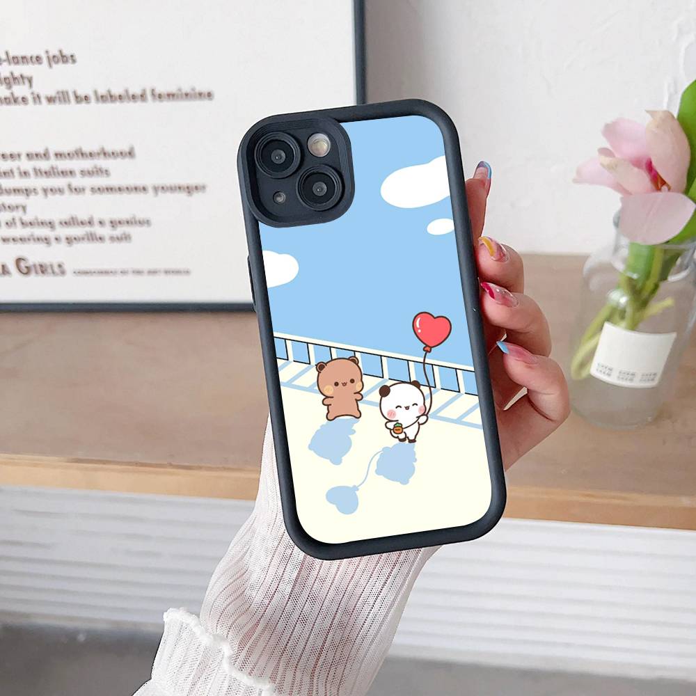 Cute Bubu Dudu Cartoon Phone Case For IPhone 17 16 15 14 13 12 11 Air Plus Pro Max Soft Back Cover