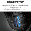 SEIWA Car Interior Supplies Illuminated Socket 3F 3-Socket Matte Black