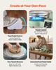 Pottery Wheel for Adults, 28 cm Aluminum Turntable, 450W Electric Table Top Pottery Wheel with Foot Pedal, 30-300 RPM Adjustable Speed, Detachable