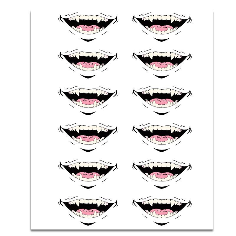 Jujutsu Kaisen Cosplay Tattoo Stickers Collection - Anime & Tiger Stick Designs