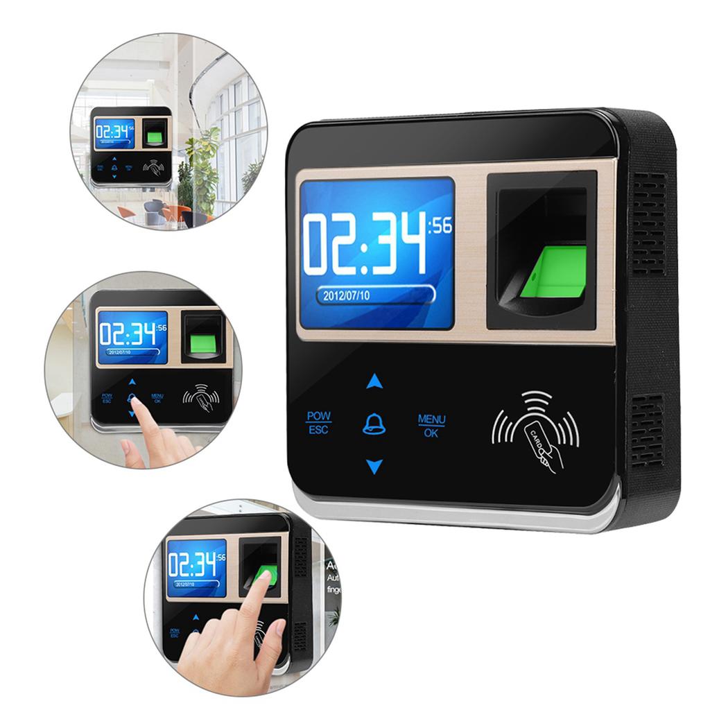 Biometric Fingerprint Time Access Control Employee Time Clock Attendance System( IC Card)