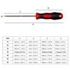 Multiple Size Professional Magnetic Hexagonal Screwdriver With Ergonomic Grip And Storage Hole Fit for Home Workshop Use