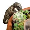 1Pc Resin Climbing Dinosaur Pendant, Flower Pot, Vase Resin Decoration, Decoration, Halloween Animal Theme Garden Decoration