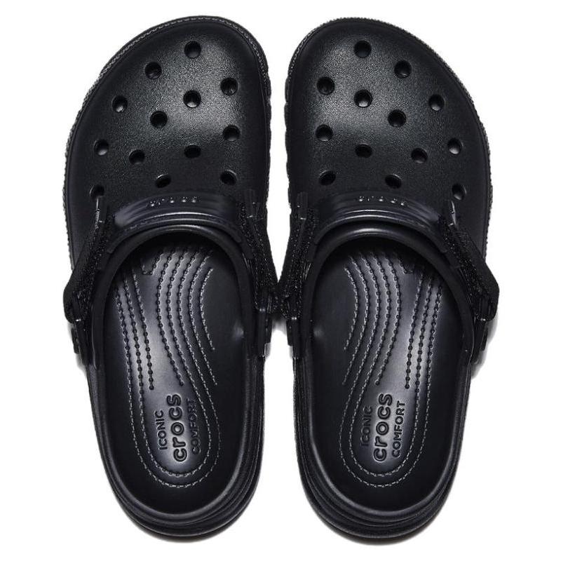 Crocs DUET MAX CLOG Clogs Unisex Pure Black