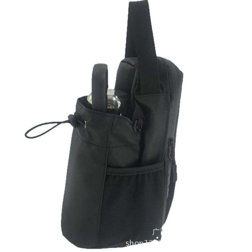 Magnetic Fitness Crossbody Water Bottle Bag - Large Capacity Storage Pouch for Men and Women