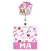 Pink Glitter Nurse Badge Reel 60 Rotating Name Cards Holders Retractable ID Holder  Resident Nurses