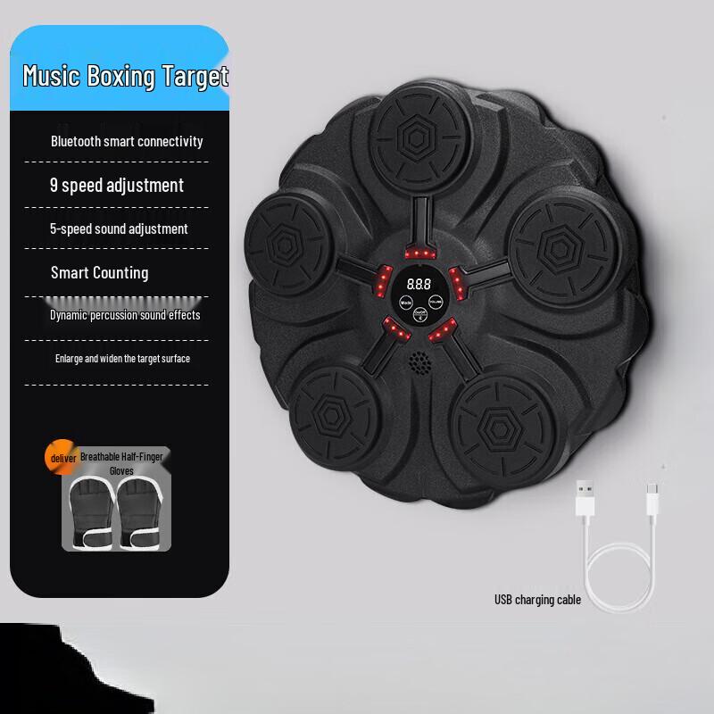 Electronic Music Boxing Machine with Gloves