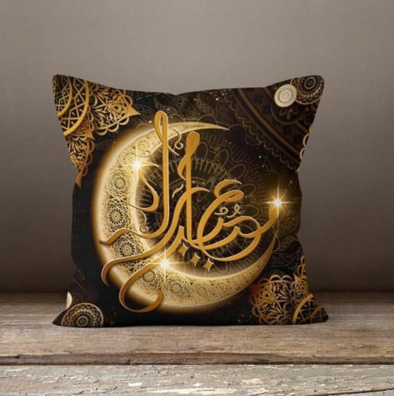 

Home Decor Islamic Artistic Pattern Cushion Covers For Ramadan Pattern Cushion Cover Suitable For Sofa Bedroom Car Pillow Cover 40x40cm