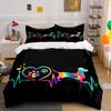 "Vibrant Paws of Love" Bedding Sets Duvet Covers Pillowcases(1* Duvet Cover 2* Pillowcases Without Duvet Insert)