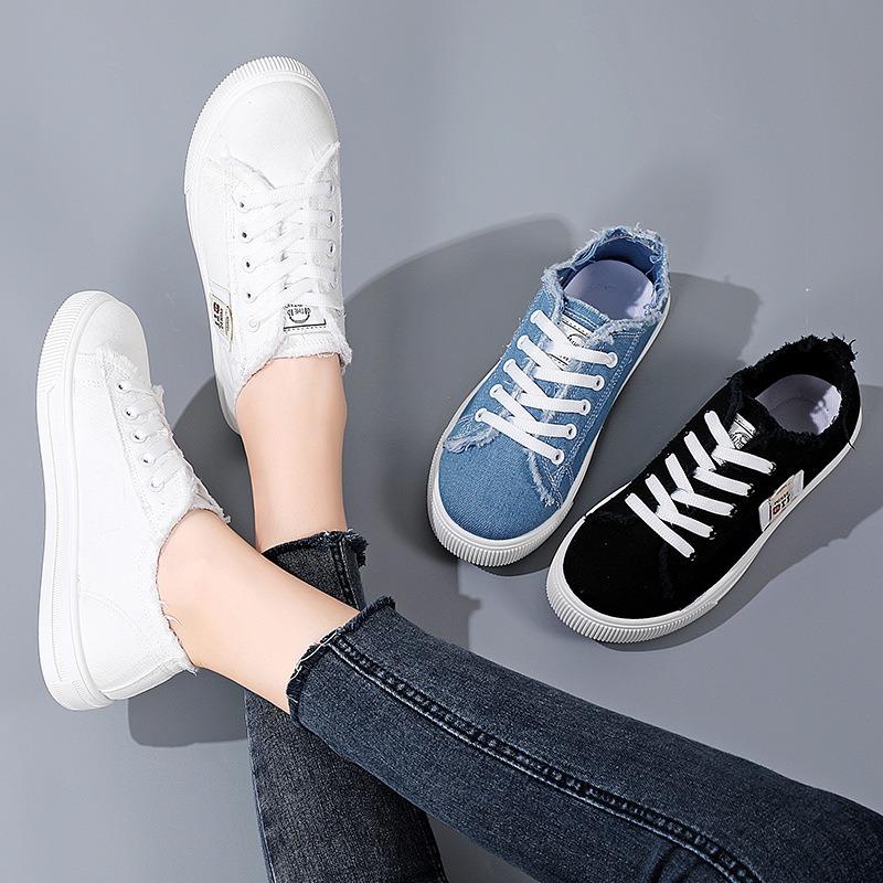 The New Student Flat Sports Sneakers   Large-sized Women's Singles