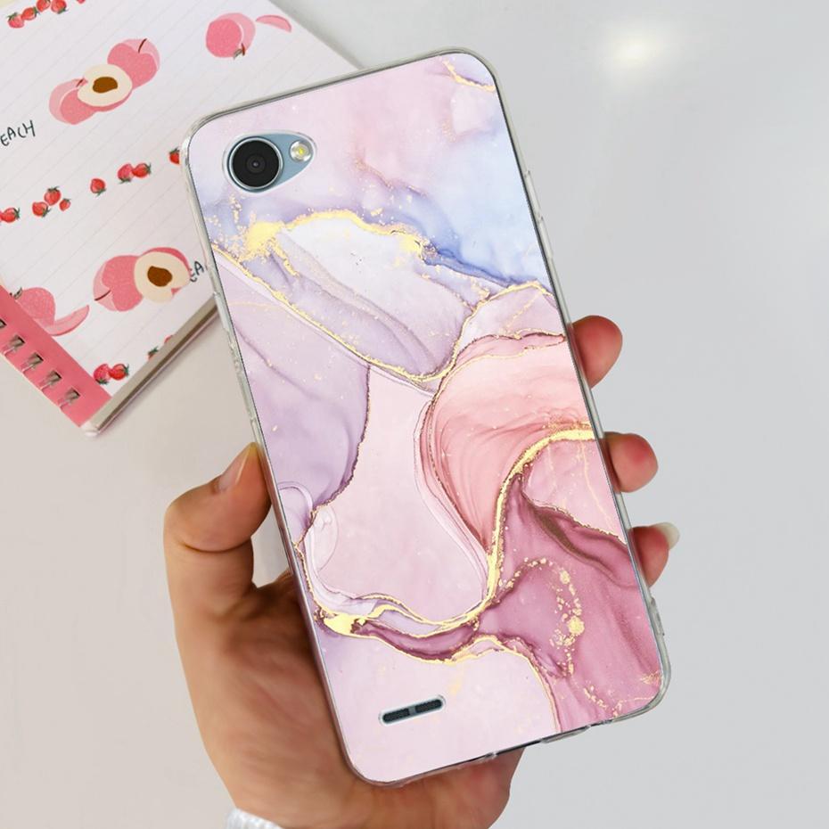 For LG Q6 Q6a Q6+ M700 X600K X600L X600S Cute Flower Cat Painted Phone Case For LG Q6 Plus Q 6 Alpha Soft Silicone TPU Cases