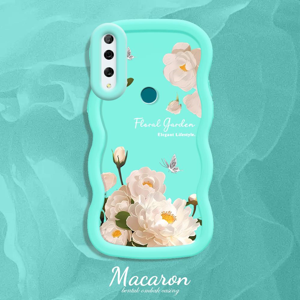 Painted Pattern Big Wave Edge Soft Silicone Material Macaron Phone Case Shockproof Protective Rubber Casing for iPhone Huawei Honor Infinix Tecno