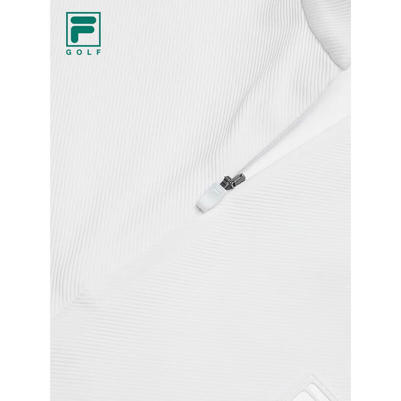 FILA Women's Golf Half-Zip Knit Short Sleeve T-Shirt