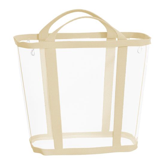 

Корзина для грязного белья настенной установки большой вместимости из нейлоновой сетки, органайзер для хранения в ванной комнате. L бежевый