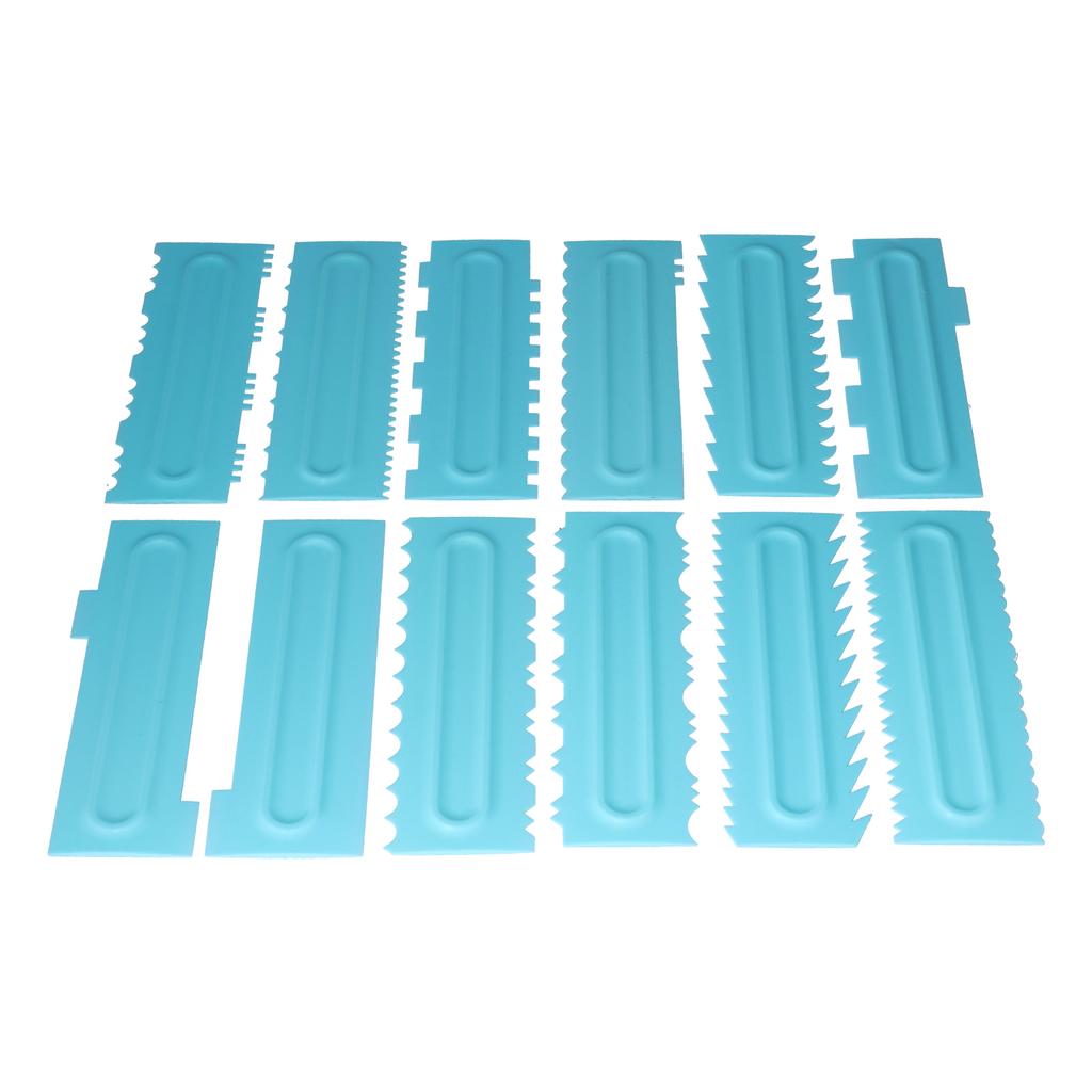 Cream Scraper Cake Decorating Comb Safe and Health To Use Exquisite Workmanship Multifunction  for Home Kitchen Bakery