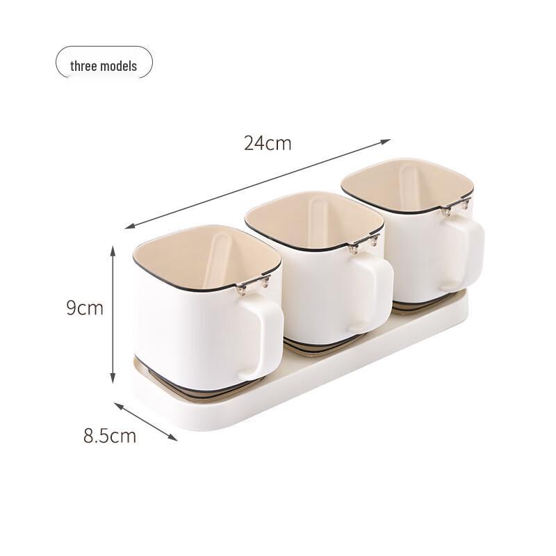 Multi-Compartment Kitchen Seasoning Box