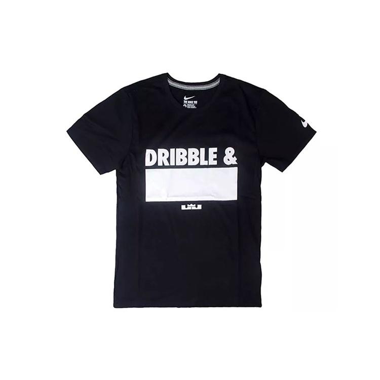 Nike LeBron James DRIBBLE TEE Basketball Short Sleeve Black Men s CK4259-010 M