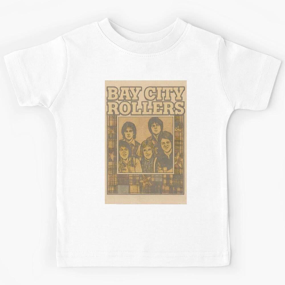 Vintage Plaid Pop Group Album Art Print Kids T-Shirt 170