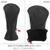 CRAFTSMAN Golf Wood Cover Set 4pcs (135X) - Driver, Fairway, Utility - with Number Tags - Black 3+UT