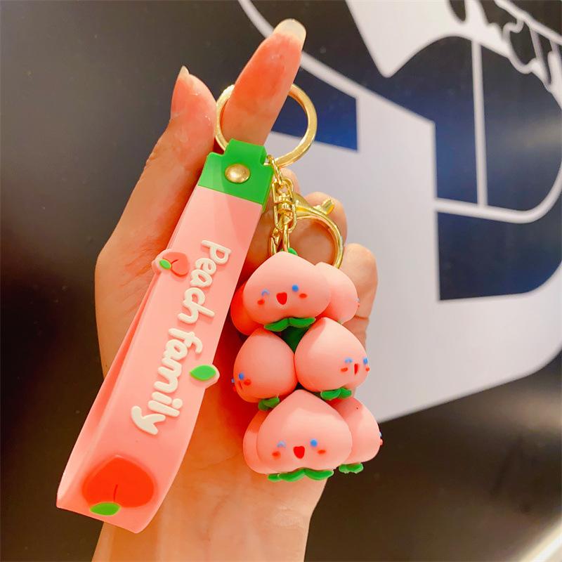 Мультяшная кукла панда Ле Гуочао, креативный брелок, милый кулон для студенческой сумки
