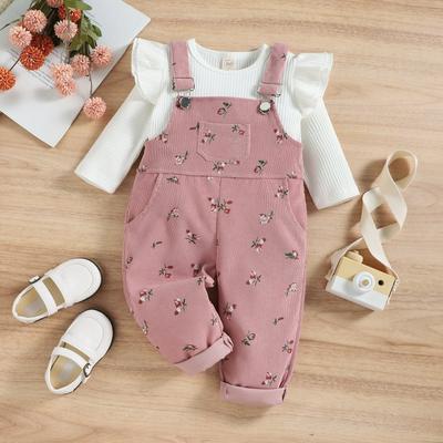 Girls' Stylish Top & Pants 2-Piece Outfit Set