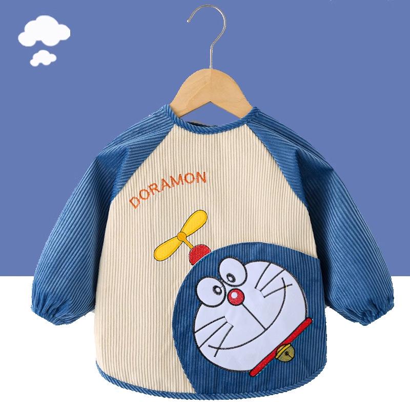 Baby-Lätzchen: Herbst/Winter Langarm Schürze für Jungen & Mädchen - Fleckenabweisender Kindergarten Overall