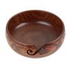 Wood Wooden Yarn Bowl With Holes Handmade Yarn Bowl Durable Knitting Yarn Bowl  For Knitting