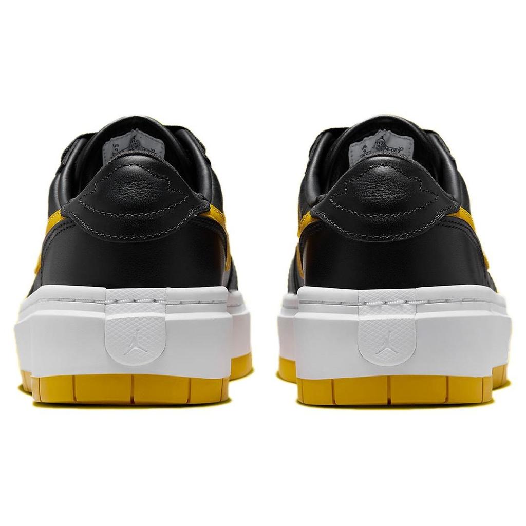 Jordan 1 Elevate Low Black Yellow Ochre (Womens) Women Sneakers White DH7004-007