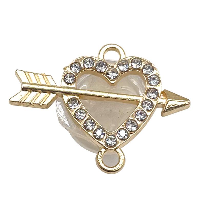 Summer Glitter Rhinestone Garden Shoe Buckle Charms Shoe Decorations Fit Beach Shoe Flower Sandal DIY Decorate Buckle Girl Gift