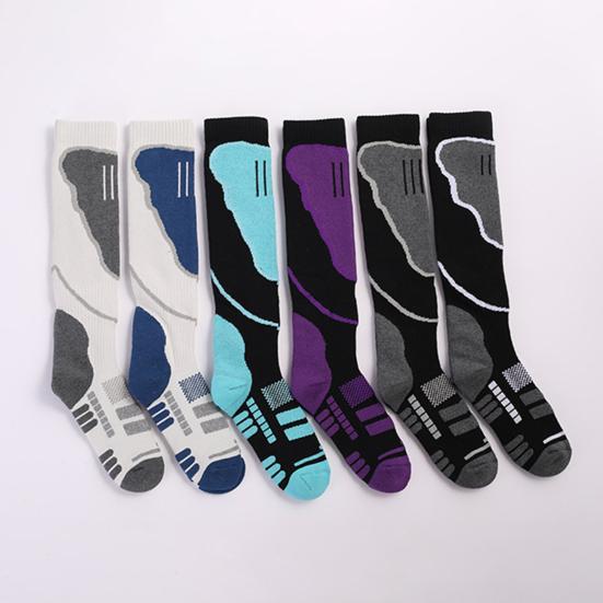 Yousheng Stretchy Ski Socks Men Women Knee High Thermal Athletic Socks Compression Shock Absorption Winter Socks for Snowboarding Hiking Hunting