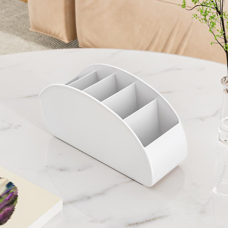 

Desktop Cosmetics & Office Supplies Pen Organizer Makeup Brushes Remote Controls Eyebrow Pencils Perfume Display Stand білий