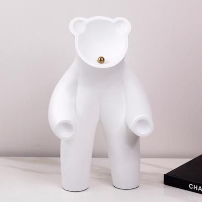 Celebritate pe Internet Stând Fără Chip Om Urs Ornamente Păpușă Păpușă Desen Animat Decoruri Moderne Simple de Birou pentru Camera Model pentru Copii