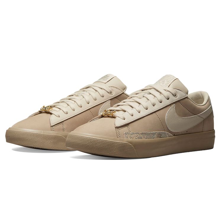 Nike Forty Percent Against Rights x Blazer Low SB Kaki Sneakers Unisexe Tan Rattan DN3754-200