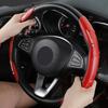 2025 Hot Car Steering Wheel Cover Carbon Fiber Sports Ultra-thin Non-slip Card Cover For Volkswagen Tharu R T5 GTI Tiguan R-Line