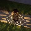 Solar Lawn Light Decorative Garden Hollow Outdoor Solar Garden Path Light For Lawn And Pathway Lighting