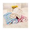 (S, Blue) Dog Bed Kitten Pet Mat Mattress Dog Cage Pillow Washable Pet Mattress