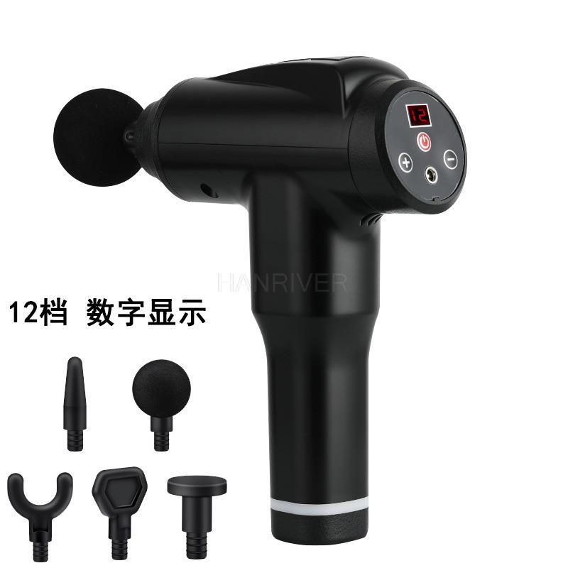 Mini fascia gun small fitness muscle relaxer fascia grab cervical spine massage gun full body massager