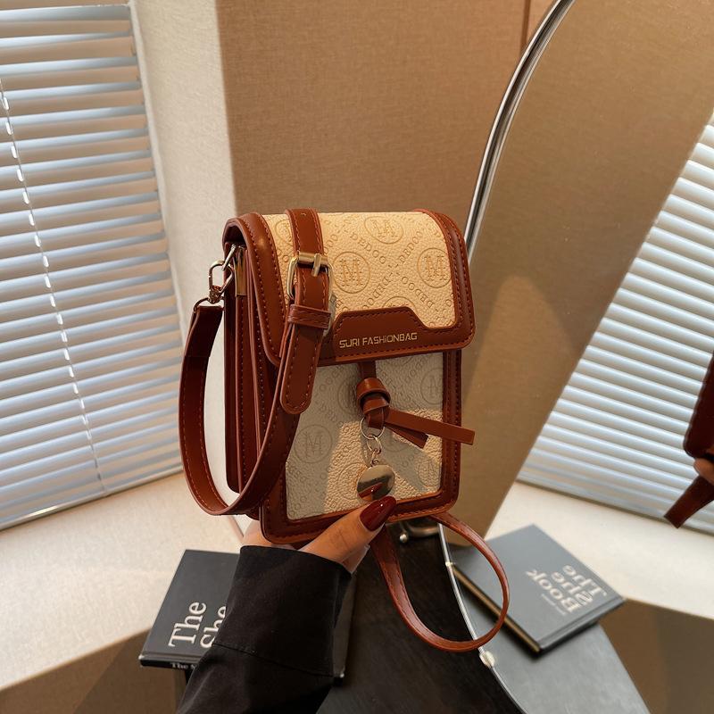 Fashion Mini Square Bag Women's 2025 New High-end Versatile Shoulder Messenger Bag Mobile Phone Bag