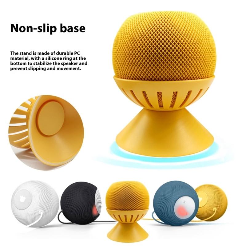 Detachable Portable Holder For Selected Light Weight Speaker Space Saving Design Antislip Plastic Base Support