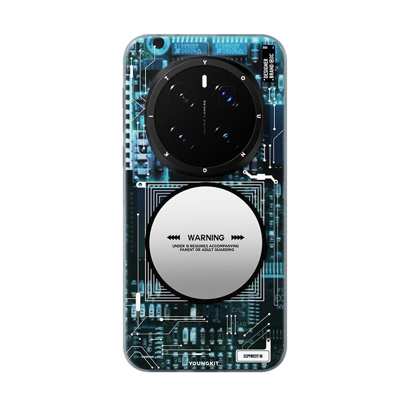 

Магнитный чехол Youngkit с текстурой схемы для Honor Magic 8 pro, противоударный, устойчивый к падениям, чехол для Magic 8 Honor Magic 8