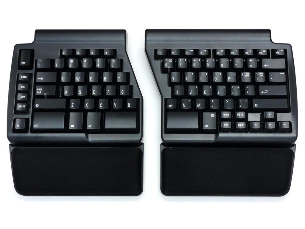 Matias Programmable Ergo Pro for Windows Split Ergonomic Keyboard, English Layout, USB, Black, FK403QPC-P/3