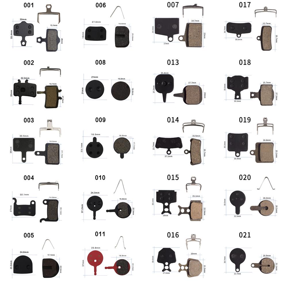 Reliable Resin+Metal Bicycle Bike Disc Brake Pads for Optimal Performance