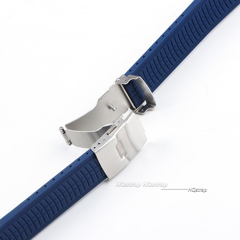 20mm 22mm 24mm Universal Soft Silicone Rubber Strap for Seiko Men Waterproof Watch Band Quick Release Bracelet for Rolex Bands