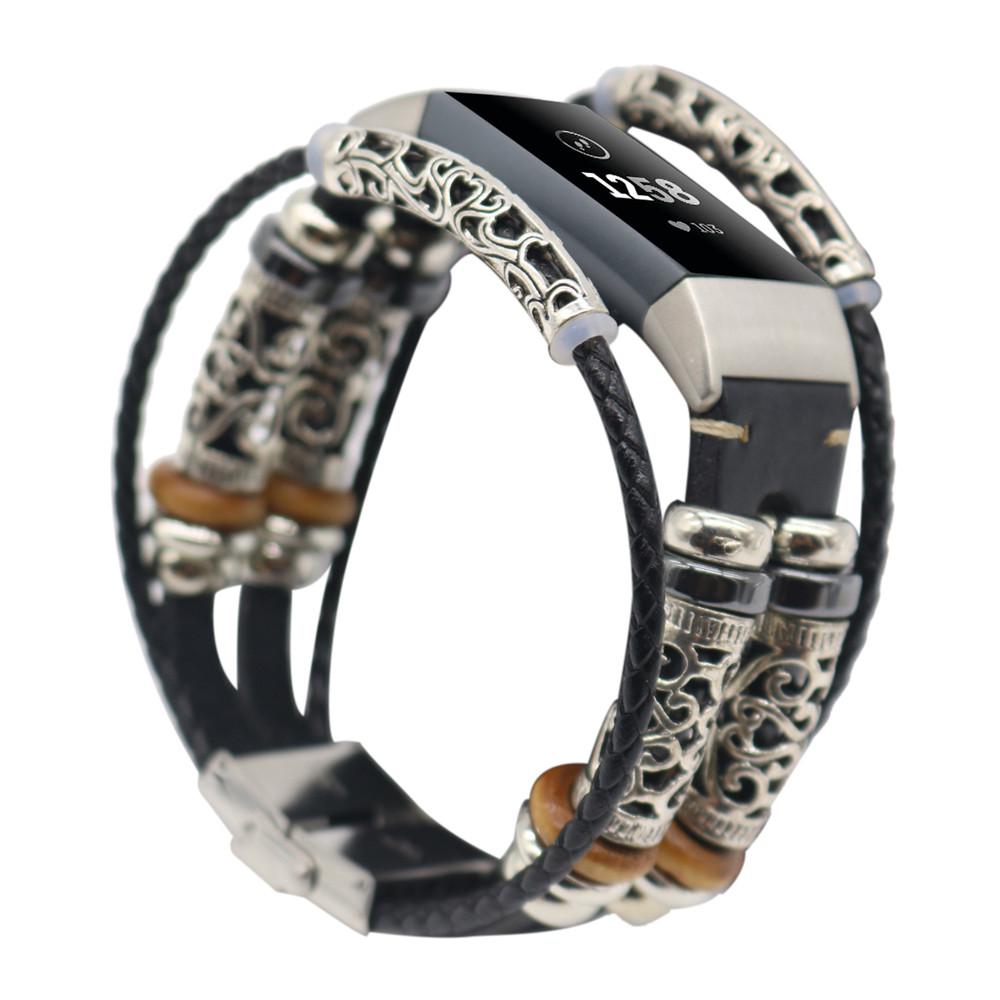 Replacement Leather Wristband Band Strap Bracelet For Charge 3