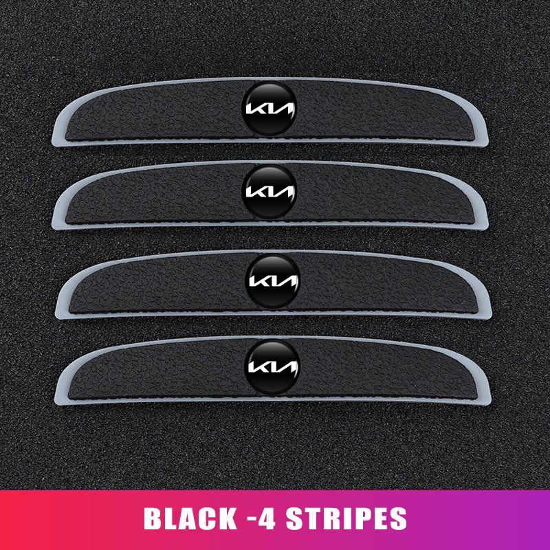 AAAFV1 For KIA 4Pcs Rubber Anti Collision Strip Car Door Rearview Mirror Protector Stickers Rio K5 K2 K3 Sportage Ceed Sorento Picanto