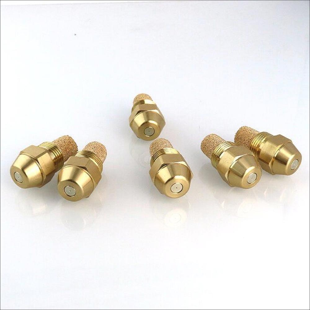 Brass Fuel Oil Nozzle, Solid Spray, Diesel Burner Injection, Combustion Jet, Boiler Heater, 0.3-6.0 USgal/H, 60 Degree 9/16"