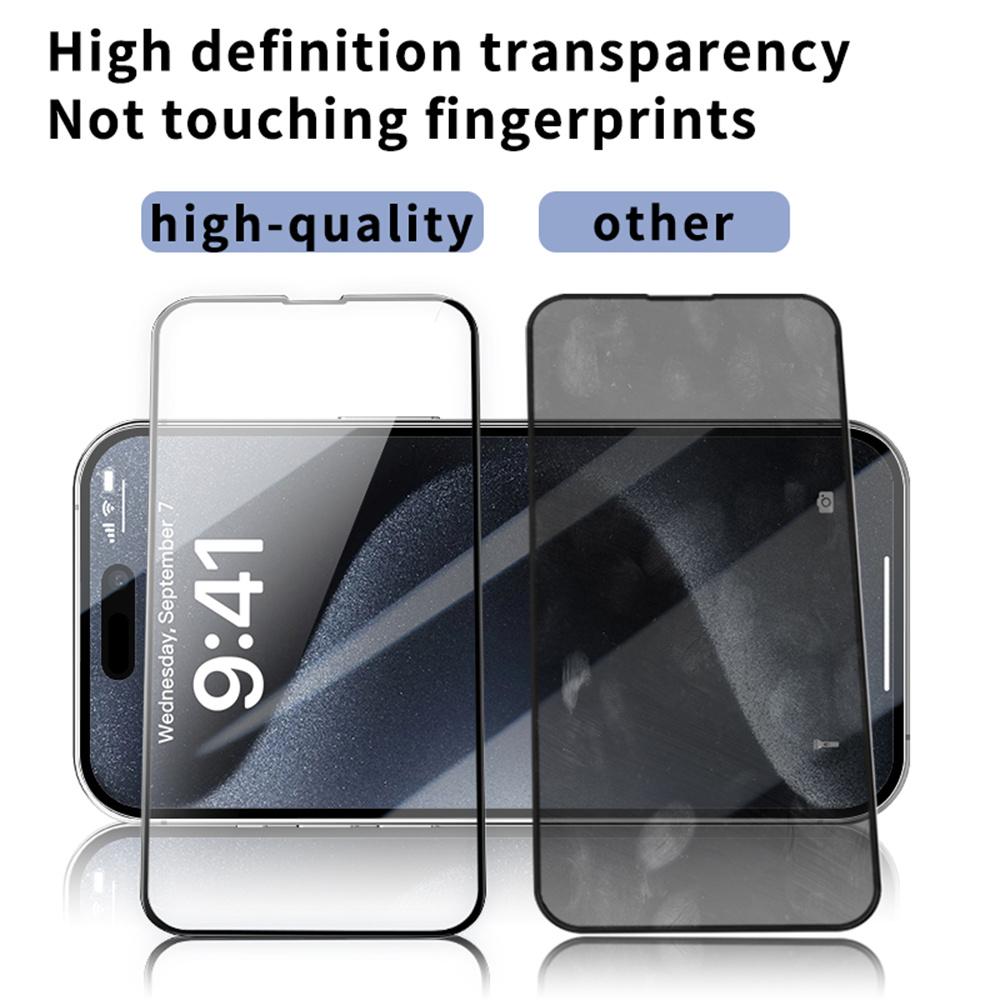 For iPhone 17 Pro Max Screen Protector High Aluminum-Silicon Glass 2.5D Silk Printing Film